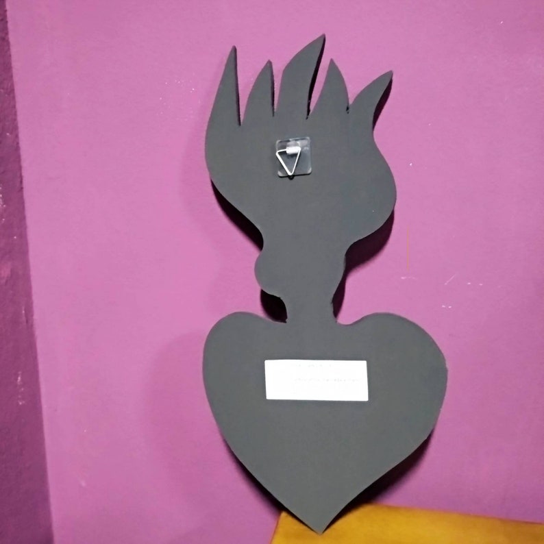 Wooden Sacred Heart Home Is Etsy