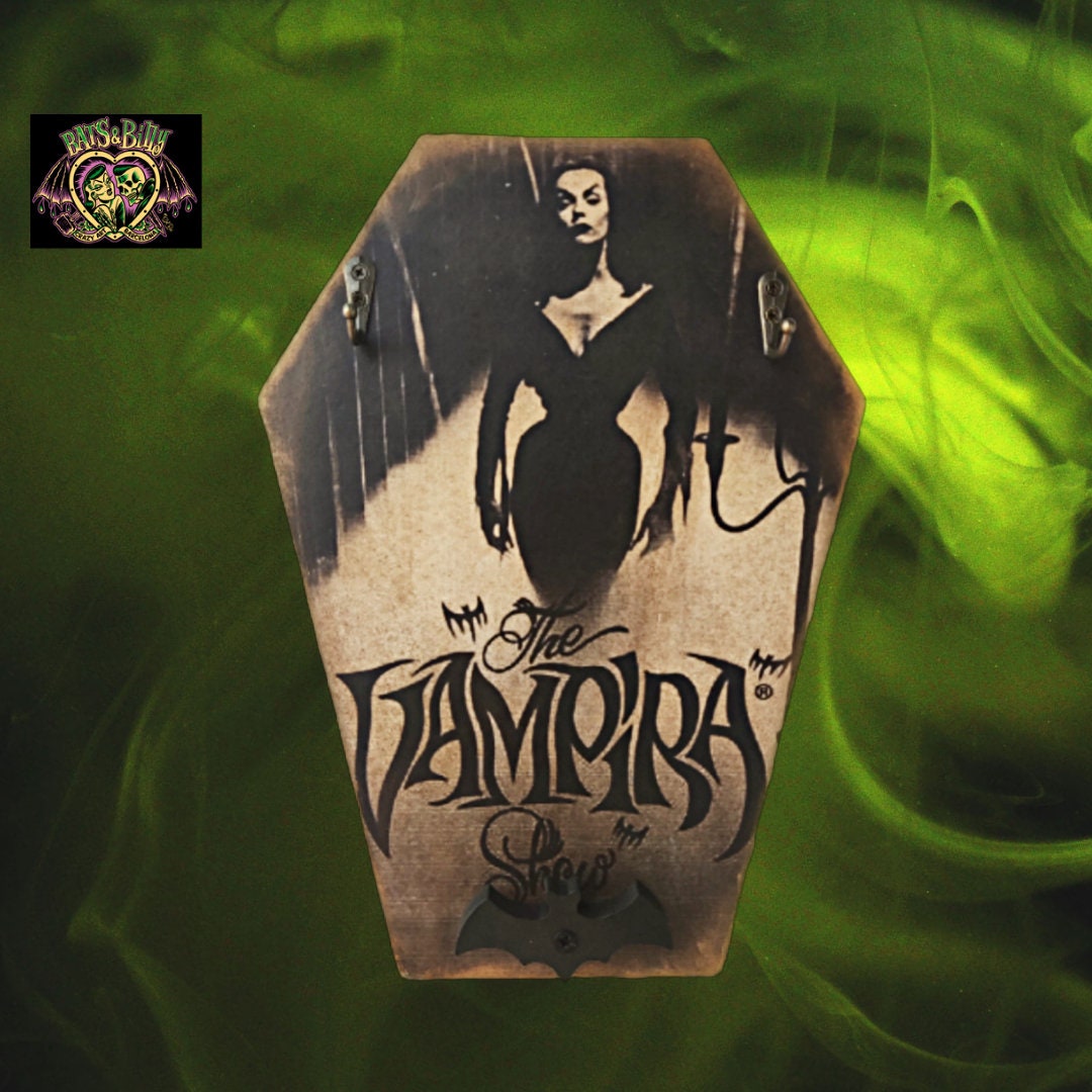 Vampira Coffin Hanger