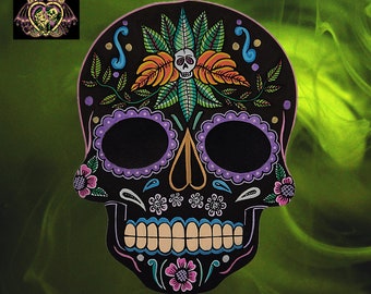 Wildness Mexican Skull. UNIQUE PIECE