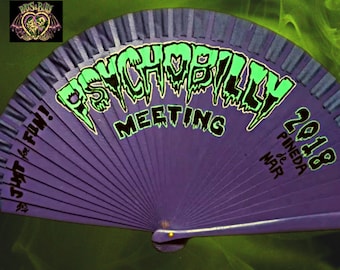 Psychobilly Meeting 2018 Wooden Fan