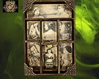 Old Tattoo.  Cabinet of curiosities