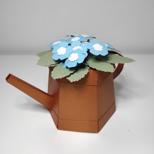 Scatolina annaffiatoio, per cioccolatini o piccoli regali. Idea regalo festa della mamma
