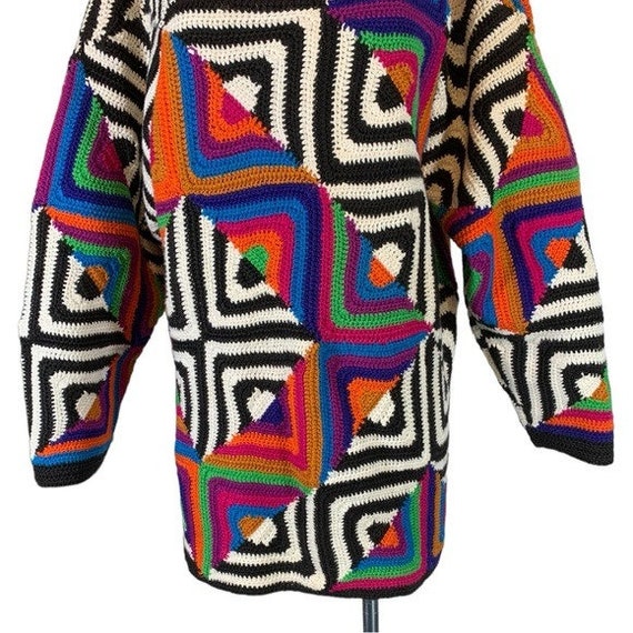 Vintage Jennifer Reed Handmade Knit Retro 80s 90s… - image 6