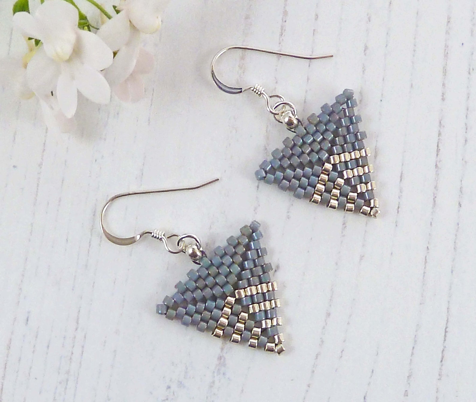 Dangle Earring - Grey Tones main image 0