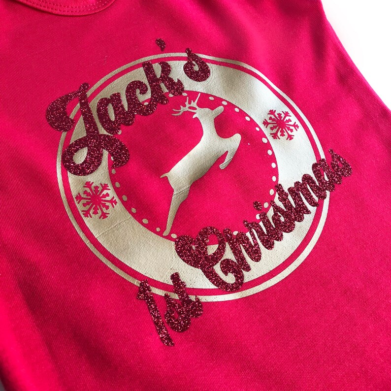 My First Christmas Vest Christmas Baby Vests Personalised 1st Christmas Vest Christmas Baby Vest My 1st Christmas Baby Girl