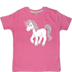 Unicorn Image Girl&#39;s T-shirt