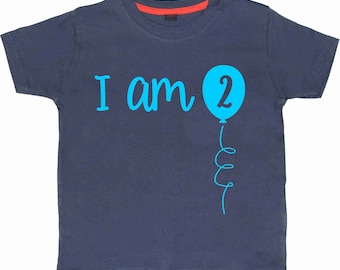 I am 2 Balloon Boys 2nd Birthday T-shirt