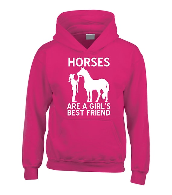 girls horse hoodie