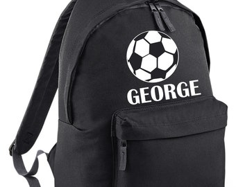 personalised football backpack