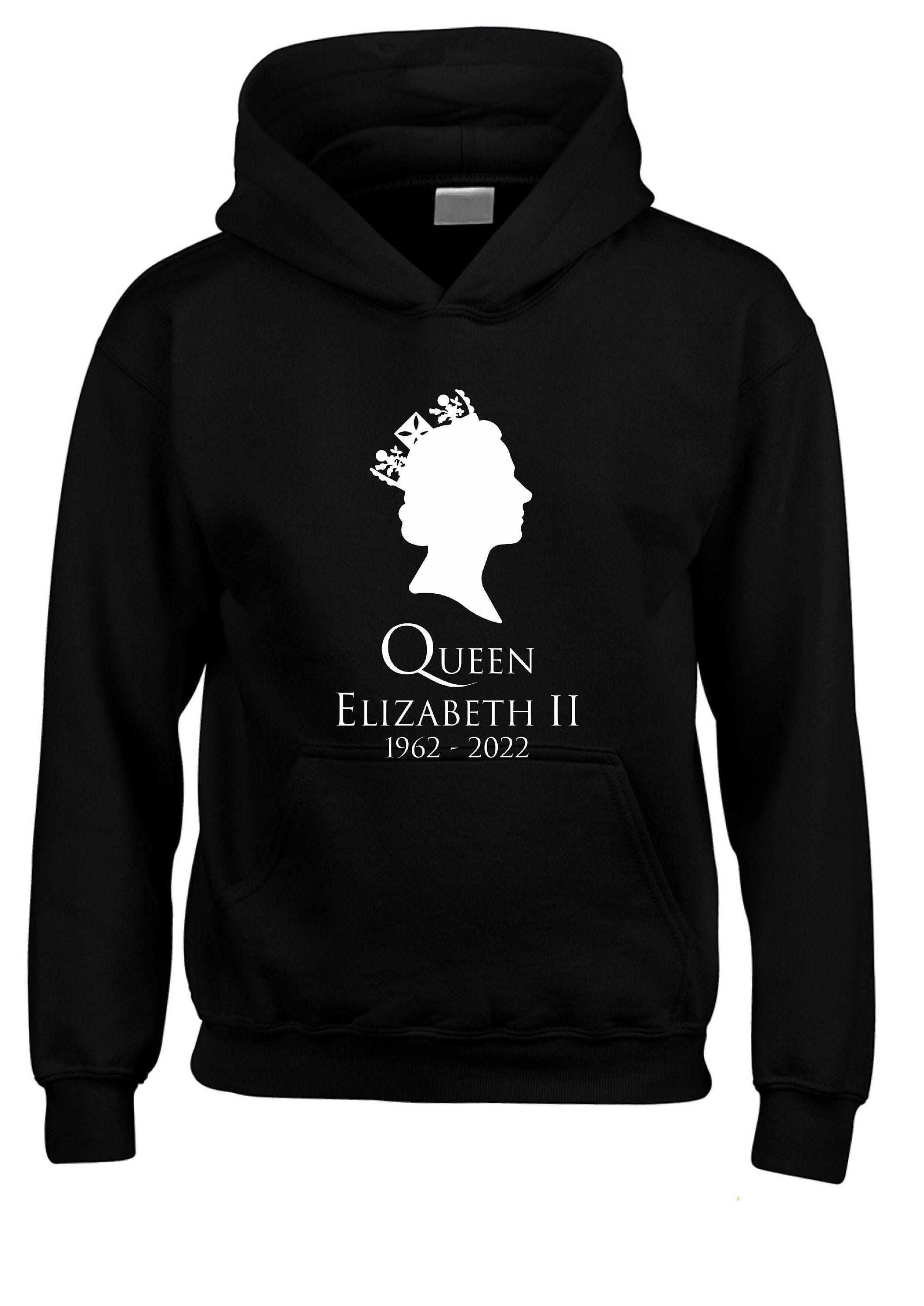 Discover Queen Elizabeth II 1962-2022 Erinnerung Hoodies