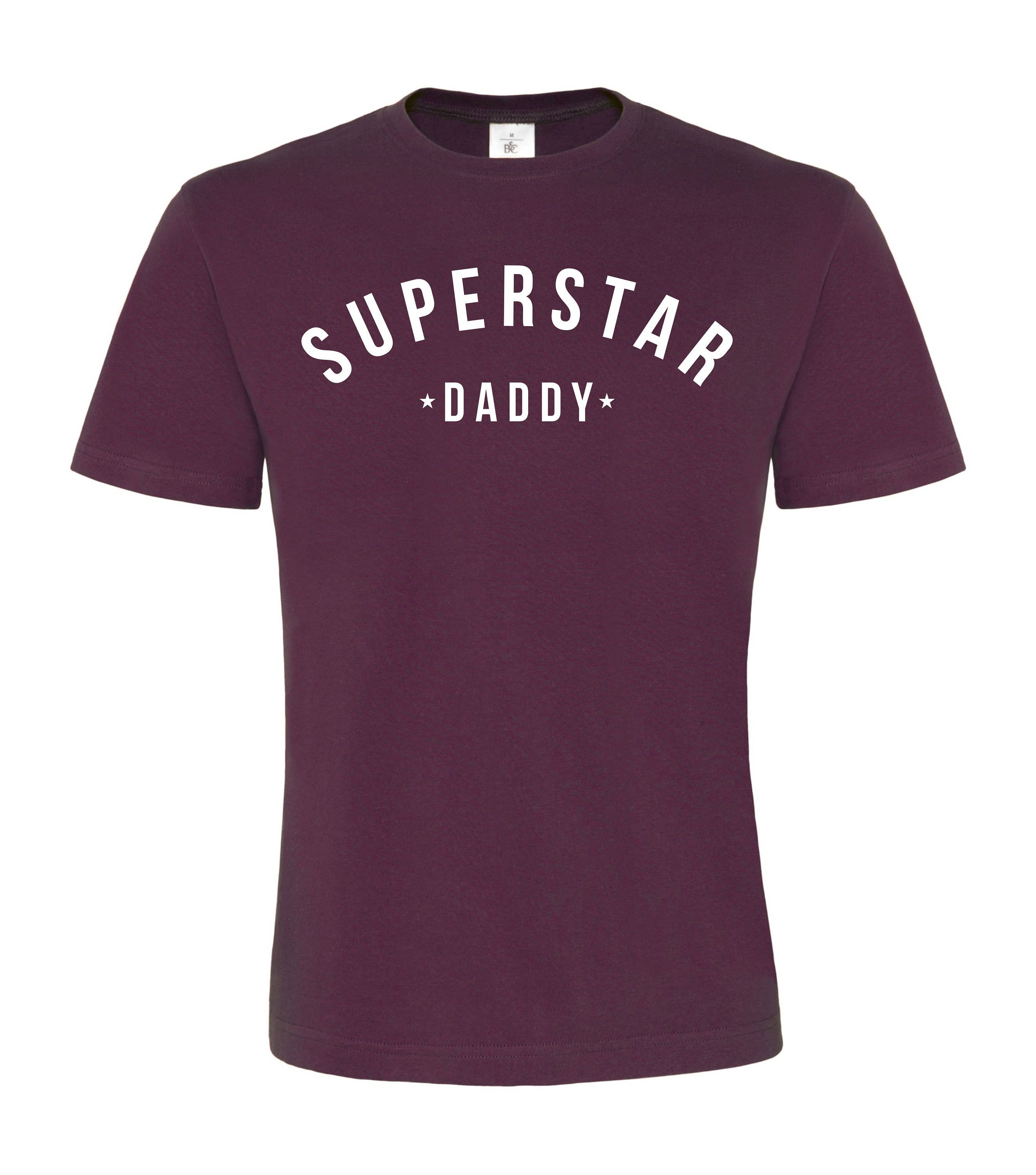 Image of Superstar Daddy Funny Fathers Day Tshirt