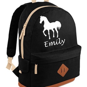 Back To School Personalised Horse Heritage Backpack With Your Name!