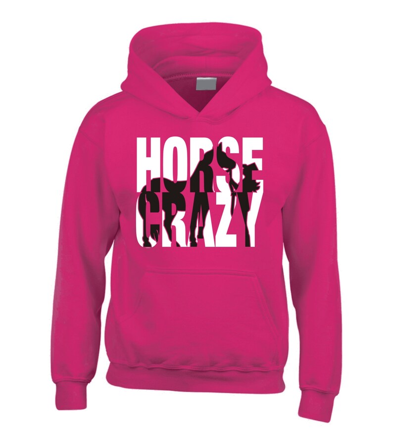 Horse Hoodie Equestrian Hoodie Horse Crazy image 2