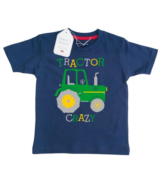 Traktor Verruckte Kinder T Shirt D5 Etsy