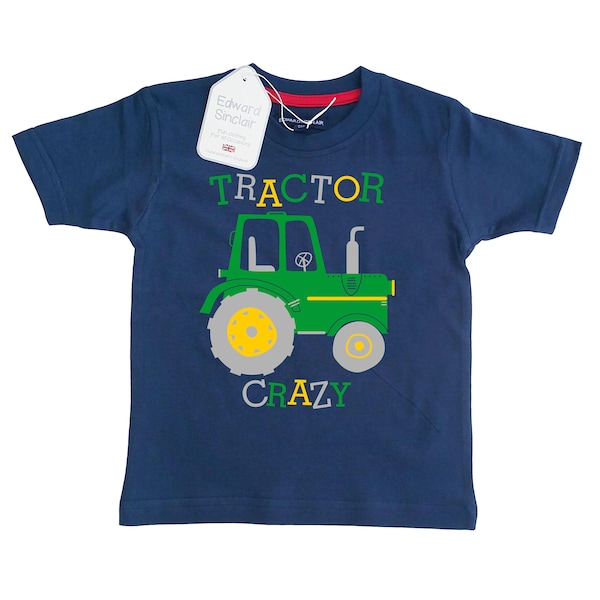 T-shirt Tractor Crazy Children (D5)