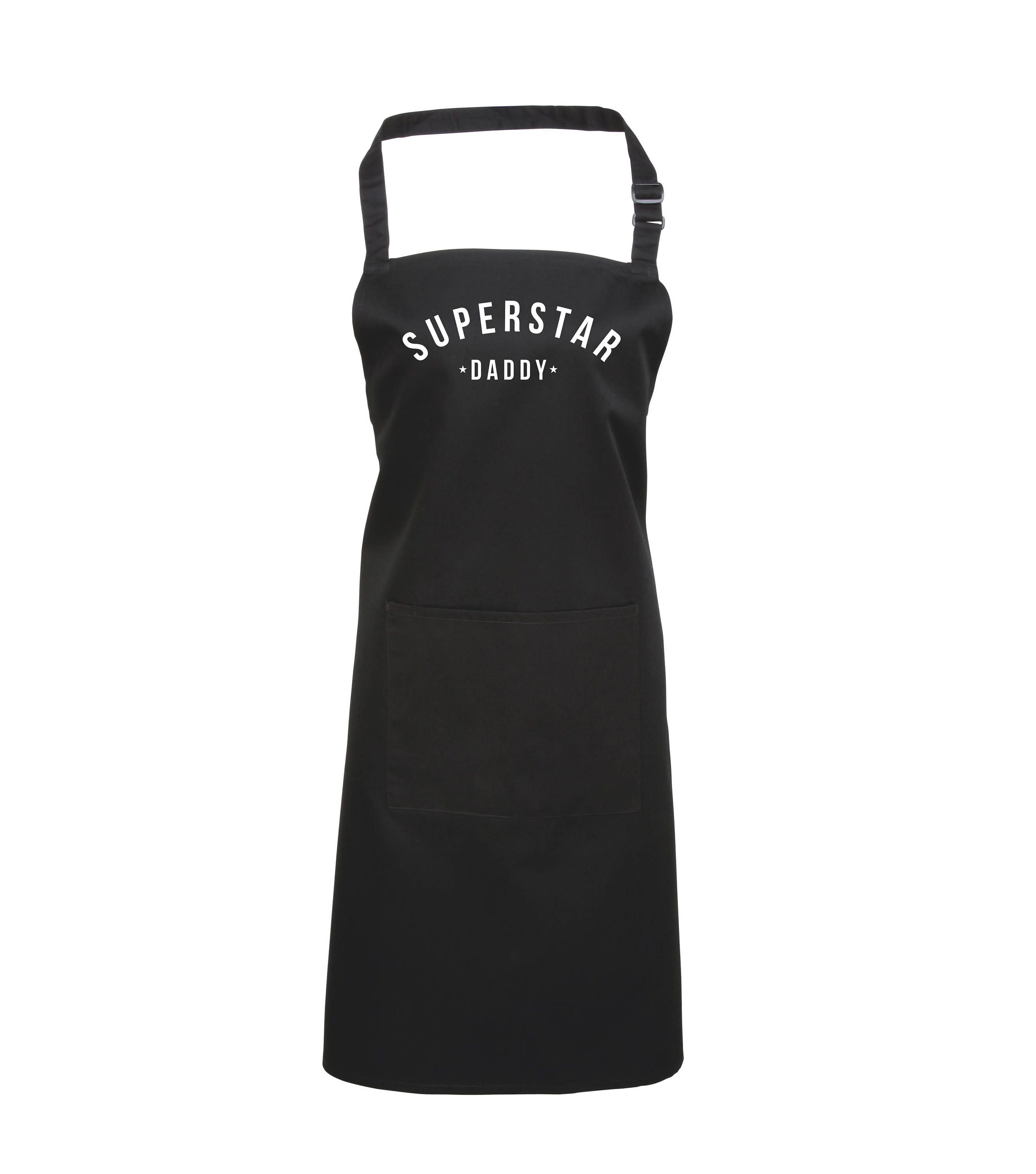 Image of Father's Day Aprons Super Star Daddy Cooking & Baking Apron