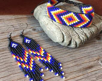 ☆☆☆バンドメイドバングル☆☆☆　　ビーズワーク　　ネイティブ アメリカン バンドメイドバングルビーズワークネイティブ アメリカン