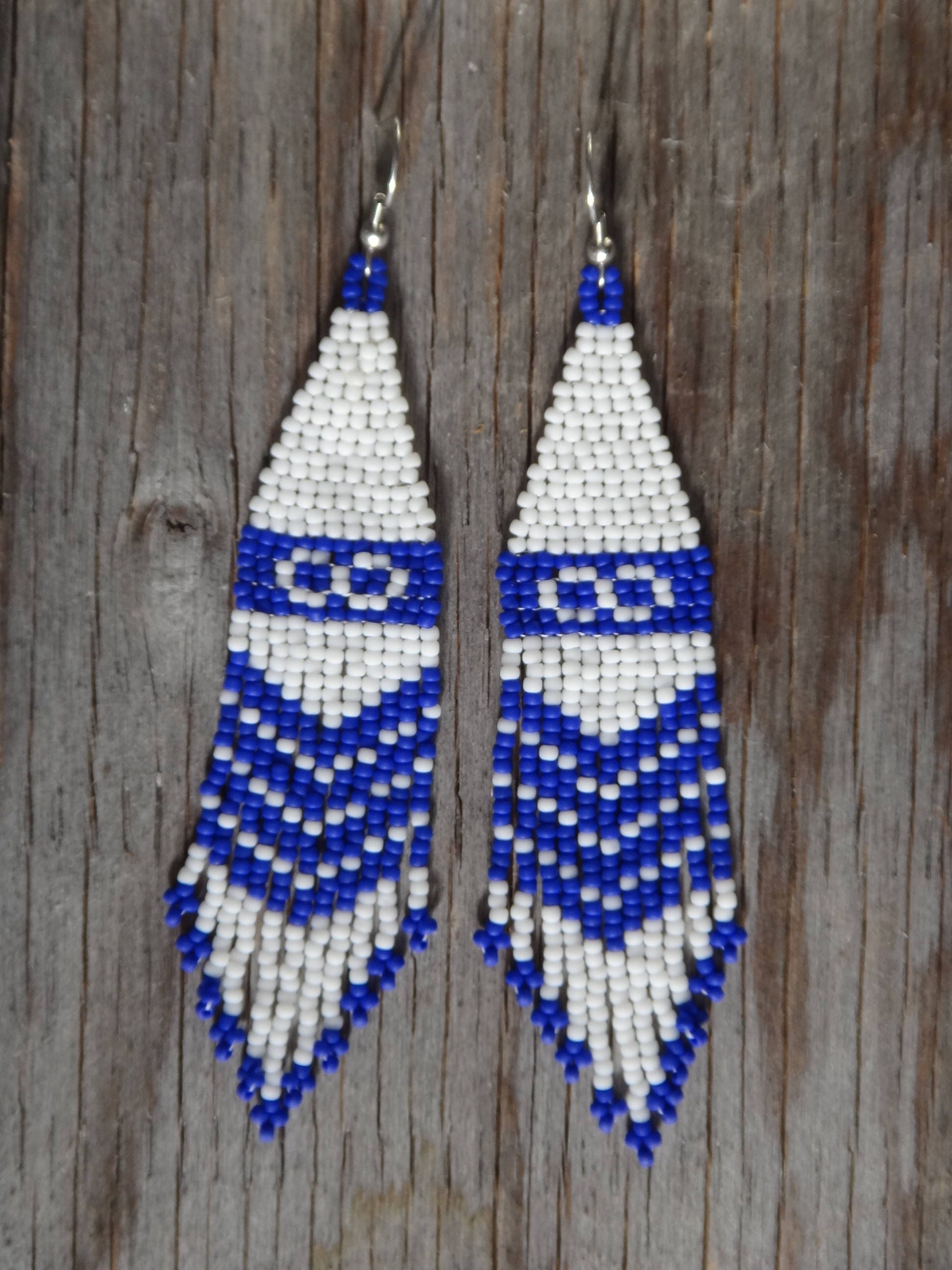 Metis Nation Beaded Earrings. Native American. First Nations
