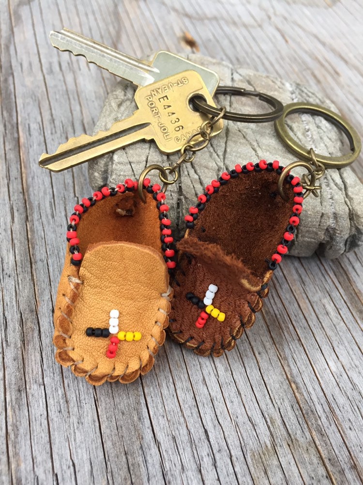 Moccasin keychain best sale