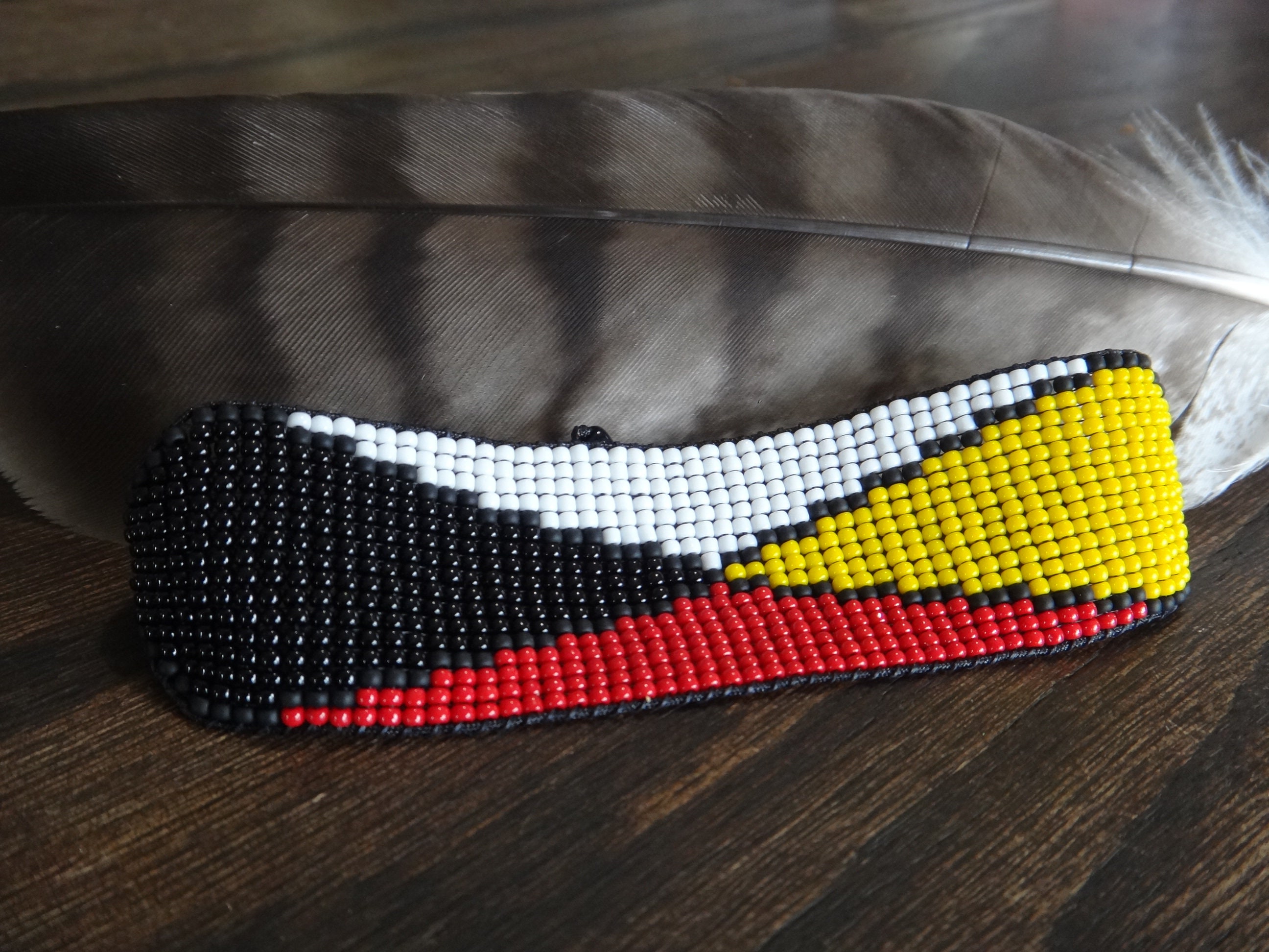 Native American Beaded Bracelet. Medicine wheel bracelet. Etsy