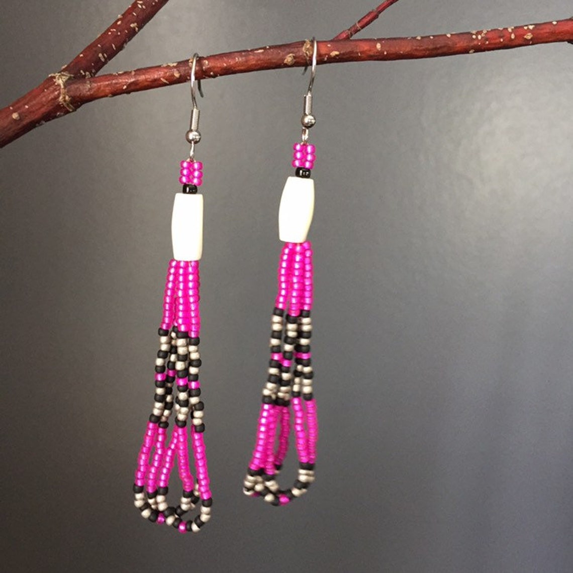 Boucles d'oreilles tribales Amérindiennes boucles par FUJIGIRLS