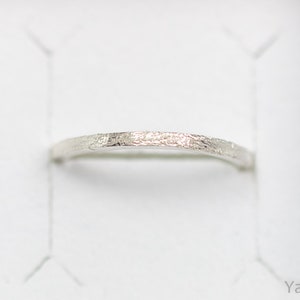 Sterling stacking ring sparkling look