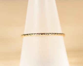 Goldfilled Stacking Ring Sparkling