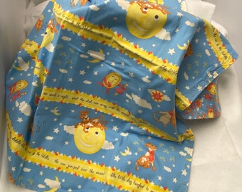 Nursery Rhyme Flannel Receiving Blanket