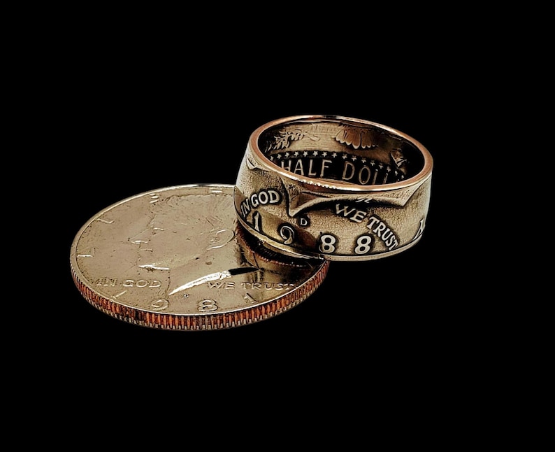 Milestones Coin Rings Rings Coin Ring / Birth Year Half Dollar/ (1971 to 1999) Select Your Year ...