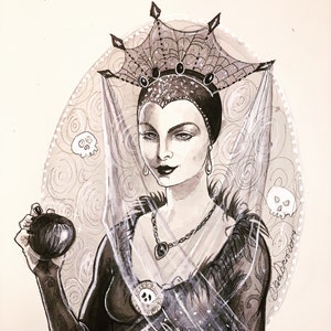 Evil Queen with Poisoned Apple
