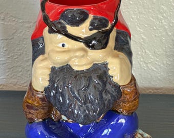 Limited Edition Handcrafted Pirate Gnome Mug – Inspired by Blackbeard