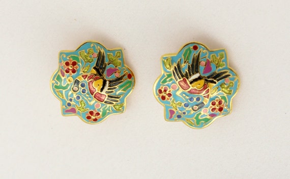 Light Hearted Bird Garden JOAN RIVERS Enameled Cli