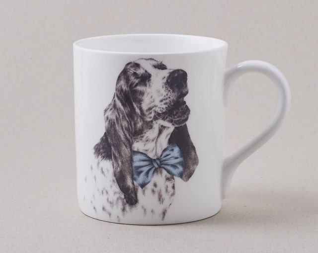 Tazza da caffè in ceramica con papillon triste criceto | Divertente