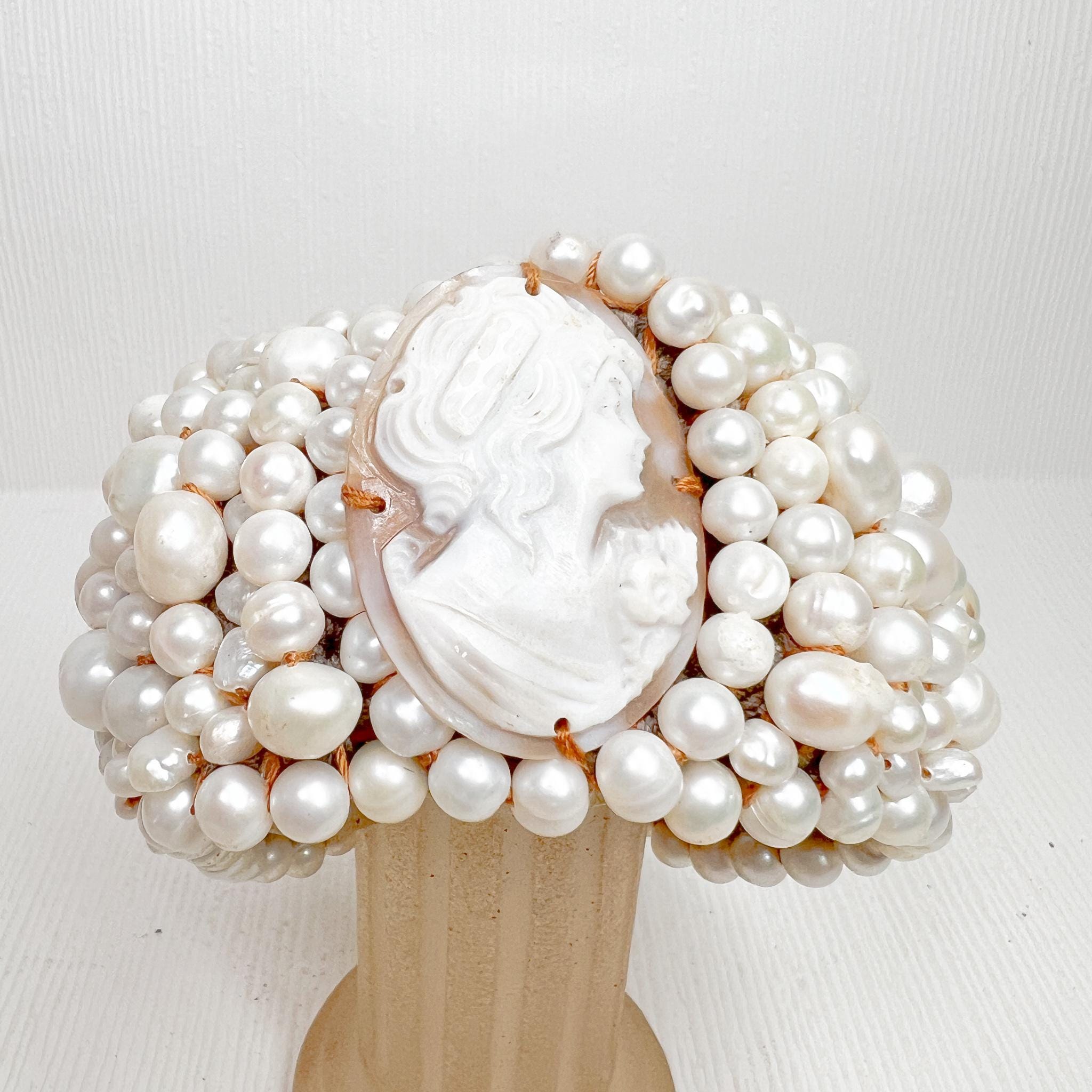 【VINTAGE HOLLYWOOD】Baroque Pearl Matte Bracelet KJL-November5557.jpg?v=