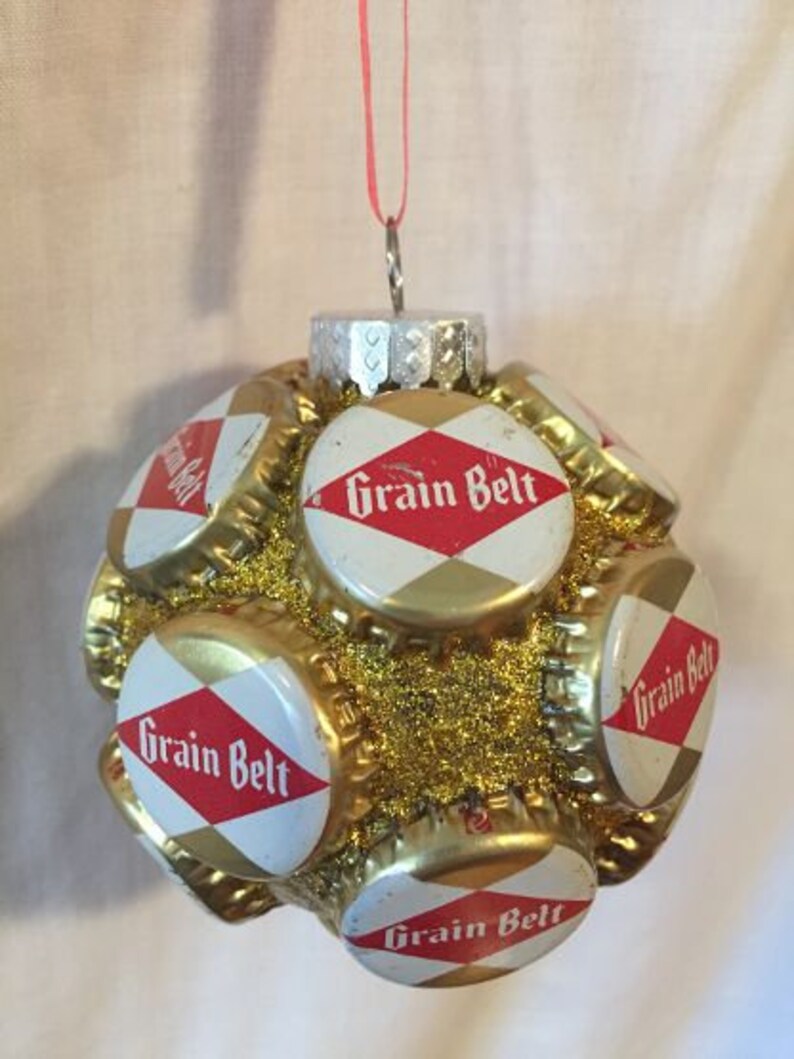Bottle Cap Ornament Grainbelt Classic Etsy