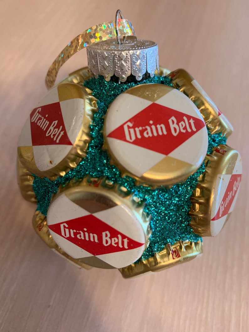 Bottle Cap Ornament Grainbelt Classic Etsy