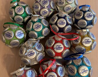 Bottle Cap Ornament - Michelob Golden Light