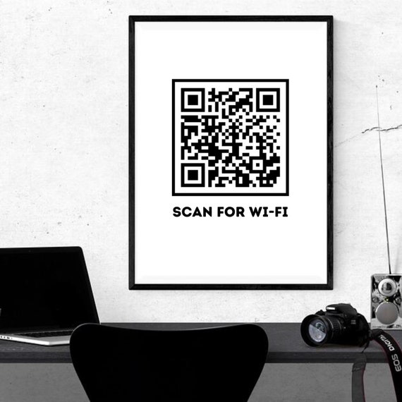 Rick Roll Wifi Sign QR Code – BaselineDesign