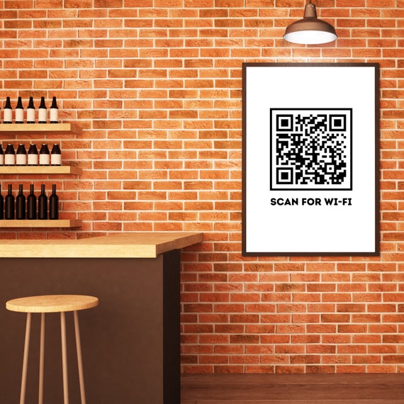 Rick Roll QR Code Large | Framed Art Print