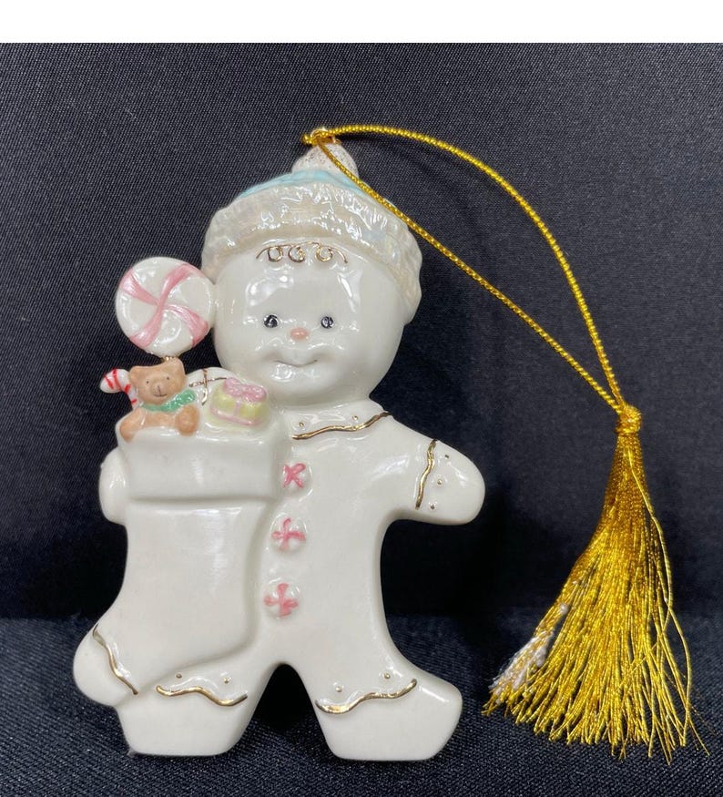 Lenox Annual Gingerbread Man Ornament - Thumbnail 2