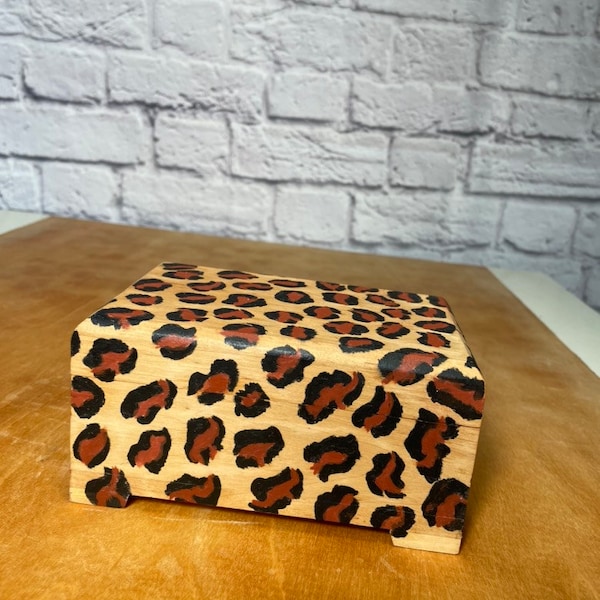 Leopard Box Etsy