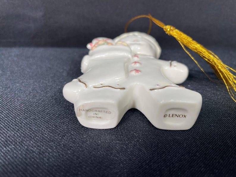 Lenox Annual Gingerbread Man Ornament - Thumbnail 4