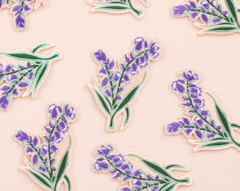 Bluebell Embroidered Iron-on Patch | Wildflower Patch | Floral Patch | Flower Patch | British Wildflowers | Little Paisley Designs
