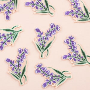 Bluebell Embroidered Iron-on Patch | Wildflower Patch | Floral Patch | Flower Patch | British Wildflowers | Little Paisley Designs
