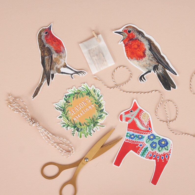 Christmas DIY Garland Kit Make Your Own Christmas Garland Etsy