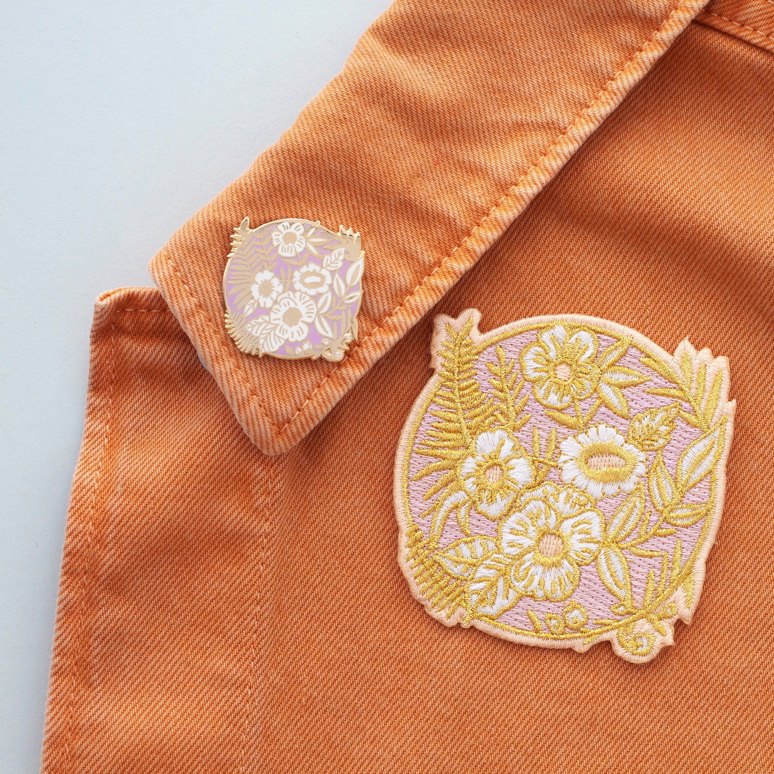 Patch & Pin Deal Matching Pin and Embroidered Patch Etsy UK