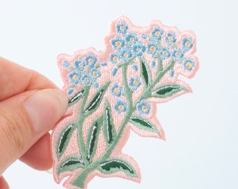 1PIECE Applicativo Ricamo Floreale Paeonia: Patch In Tessuto Con Pizzo In Rilievo, Stiratura E Cucito, T2623 Viola, 29x24 Cm