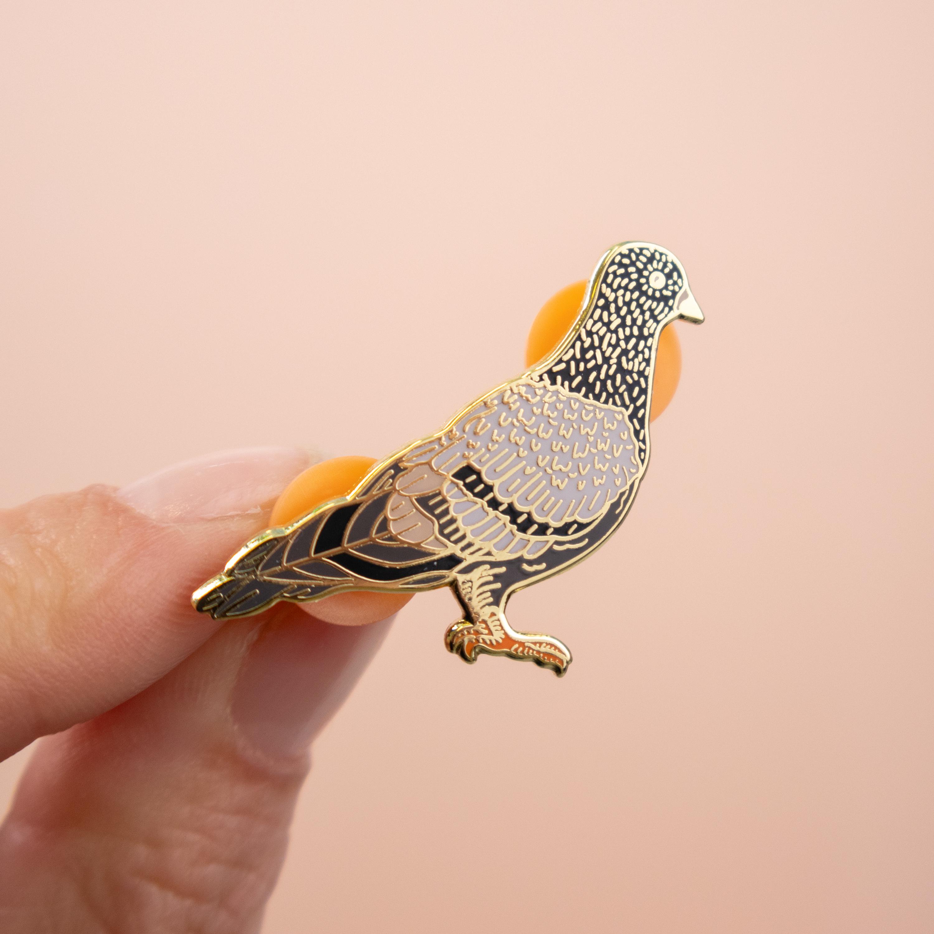 Portachiavi carino in acciaio inox piccione colomba animali portachiavi