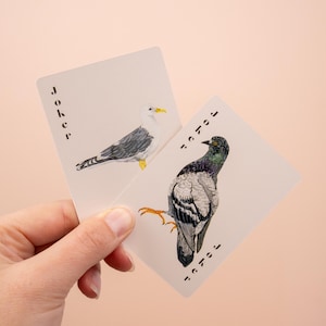 Flora & Fauna Playing Card Pack | Deck of 54 Cards | British Nature | Watercolour Illustrations | Card Game | Little Paisley Designs image 13