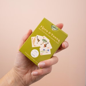 Flora & Fauna Playing Card Pack | Deck of 54 Cards | British Nature | Watercolour Illustrations | Card Game | Little Paisley Designs image 11